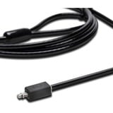 Kensington Lucchetto mobile MiniSaver™ con chiave, Serratura da infilare 1,8 m, Kensington, Chiave, Acciaio al carbonio, Nero