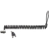 Kensington Lucchetto portatile con chiave per laptop NanoSaver, Castello Nero/Argento, 2,3 m, Kensington, Chiave, Acciaio al carbonio, Nero, Argento