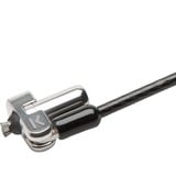 Kensington Lucchetto sottile con chiave per laptop N17 2.0 per slot Wedge, Protezione contro il furto Nero, 1,83 m, Kensington, Chiave, Acciaio al carbonio, Nero, Argento