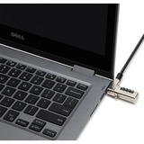 Kensington Lucchetto sottile per laptop con combinazione N17 per slot Wedge, Serratura a combinazione Nero, Kensington, Blocco di combinazione, Acciaio al carbonio, Nero