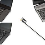 Kensington Lucchetto universale ClickSafe® per laptop con combinazione Nero, 1,8 m, Kensington, Blocco di combinazione, Acciaio al carbonio, Nero, Metallico