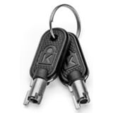 Kensington Lucchetto universale per laptop con chiave ClickSafe 2.0, Castello Nero, 1,8 m, Kensington, Chiave, Acciaio al carbonio, Nero
