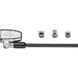 Kensington Lucchetto universale per laptop con chiave ClickSafe® 2.0, Castello Nero, 1,8 m, Kensington, Chiave, Acciaio al carbonio, Nero