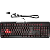 OMEN OMEN by Encoder Keyboard, Tastiera da gioco Nero, Full-size (100%), USB, Interruttore a chiave meccanica, Nero
