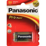 Panasonic 6LR61PPG Alcalino 9V batteria non-ricaricabile argento, Alcalino, 9 V, Rosso, Bianco, 25,2 mm, 16,3 mm, 47,5 mm