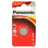 Panasonic CR1620 Batteria monouso Litio Batteria monouso, Litio, 3 V, 75 mAh, 16 mm, 16 mm