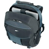Targus 17 - 18 inch / 43.1cm - 45.7cm XL Laptop Backpack Nero/Blu, 45,7 cm (18"), Scompartimento del notebook, Nylon