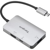 Targus ACA948EU hub di interfaccia USB 3.2 Gen 1 (3.1 Gen 1) Type-C 5000 Mbit/s Argento argento, USB 3.2 Gen 1 (3.1 Gen 1) Type-C, HDMI, USB 3.2 Gen 1 (3.1 Gen 1) Type-A, USB 3.2 Gen 1 (3.1 Gen 1) Type-C, 5000 Mbit/s, Argento, 100 W, USB