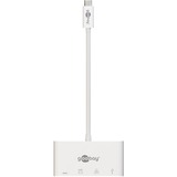 goobay 62105 replicatore di porte e docking station per notebook Cablato USB 3.2 Gen 1 (3.1 Gen 1) Type-C Bianco, Hub USB bianco, Cablato, USB 3.2 Gen 1 (3.1 Gen 1) Type-C, Bianco, CE, WEEE, 3840 x 2160 Pixel, 0,15 m