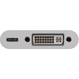 goobay 62108 hub di interfaccia USB 3.2 Gen 1 (3.1 Gen 1) Type-C Bianco bianco, USB 3.2 Gen 1 (3.1 Gen 1) Type-C, DVI-I, USB 3.2 Gen 1 (3.1 Gen 1) Type-C, Bianco, 0,15 m, CE, 60 mm