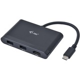 i-tec USB C HDMI Travel Adapter PD/Data Nero, USB 3.2 Gen 1 (3.1 Gen 1) Type-C, HDMI, USB 3.2 Gen 1 (3.1 Gen 1) Type-A, USB 3.2 Gen 2 (3.1 Gen 2) Type-C, 5000 Mbit/s, Nero, 60 W, 0,13 m