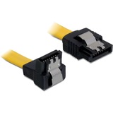 DeLOCK 0.5m SATA M/M cavo SATA 0,5 m Giallo giallo, 0,5 m, Maschio/Maschio, Giallo