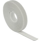 DeLOCK 18275 Velcro Grigio 1 pz, Fascette ferma-cavo grigio, Grigio, 13 mm, 3 m, 1 pz, Sacchetto di politene