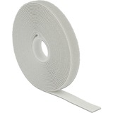 DeLOCK 18276 Velcro Grigio 1 pz, Fascette ferma-cavo grigio, Grigio, 13 mm, 5 m, 1 pz, Sacchetto di politene