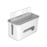 DeLOCK 18290 organizer per cavi Pavimento Scatola portacavi Grigio, Bianco 1 pezzo(i), Gestione dei cavi bianco/grigio, Scatola portacavi, Pavimento, Plastica, Grigio, Bianco