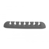 DeLOCK 18301 organizer per cavi Scrivania/Parete Supporto per cavo Nero, Grigio, Bianco 6 pezzo(i) bianco/grigio, Supporto per cavo, Scrivania/Parete, Gomma termoplastica (TPR), Nero, Grigio, Bianco