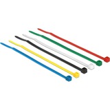 DeLOCK 18627 fascetta Nylon Nero, Blu, Verde, Rosso, Trasparente, Giallo 100 pezzo(i) Nylon, Nero, Blu, Verde, Rosso, Trasparente, Giallo, 10 cm, 2,5 mm, 100 pezzo(i)