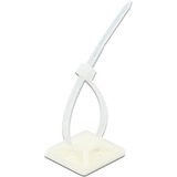 DeLOCK 18678 supporto per fascette Bianco Nylon 10 pezzo(i), Fascette ferma-cavo bianco, Bianco, Nylon, 10 pezzo(i)