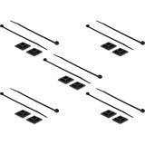 DeLOCK 18681 supporto per fascette Nero Nylon 10 pezzo(i), Fascette ferma-cavo Nero, Nero, Nylon, 10 pezzo(i)