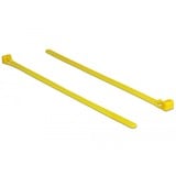 DeLOCK 18759 fascetta Fascetta sganciabile Nylon Giallo 100 pezzo(i) giallo, Fascetta sganciabile, Nylon, Giallo, 20 cm, 7,5 mm, 100 pezzo(i)