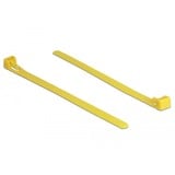 DeLOCK 18760 fascetta Fascetta sganciabile Nylon Giallo 100 pezzo(i) giallo, Fascetta sganciabile, Nylon, Giallo, 15 cm, 7,5 mm, 100 pezzo(i)