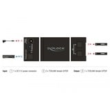 DeLOCK 18767 commutatore audio Nero, Interruttore Nero, 41 mm, 50 mm, 21 mm, 100-240 V, 50 - 60 Hz, 5 V
