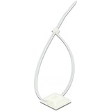 DeLOCK 18834 supporto per fascette Bianco Nylon 10 pezzo(i) bianco, Bianco, Nylon, 10 pezzo(i)