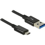 DeLOCK 1m USB 3.1 Gen 2 Type-C/Type-A cavo USB USB 3.2 Gen 2 (3.1 Gen 2) USB A USB C Nero Nero, 1 m, USB A, USB C, USB 3.2 Gen 2 (3.1 Gen 2), Maschio/Maschio, Nero