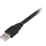 DeLOCK 2x USB2.0-A male / USB mini 5-pin cavo USB 1 m USB A Mini-USB B Nero Nero/Rosso, 1 m, USB A, Mini-USB B, Maschio/Maschio, Nero