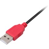 DeLOCK 2x USB2.0-A male / USB mini 5-pin cavo USB 1 m USB A Mini-USB B Nero Nero/Rosso, 1 m, USB A, Mini-USB B, Maschio/Maschio, Nero