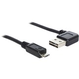 DeLOCK 3m USB 2.0 A - micro-B m/m cavo USB USB A Micro-USB B Nero Nero, 3 m, USB A, Micro-USB B, USB 2.0, Maschio/Maschio, Nero