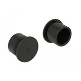 DeLOCK 60168 coprivite 10 pezzo(i) Polietilene Cuffia, Cappuccio di protezione Nero, Cuffia, Polietilene, 10 pezzo(i)