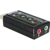 DeLOCK 61645 adattatore per inversione del genere dei cavi USB 2.0 2x 3.5 Nero Nero, USB 2.0, 2x 3.5, Nero, Vendita al dettaglio