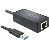 DeLOCK 62121 scheda di interfaccia e adattatore, Scheda di rete Nero, Nero, Windows XP/XP-64/Vista/Vista-64/7/7-64, Mac Lion 10.7, IEEE 802.3, IEEE 802.3ab, IEEE 802.3az, IEEE 802.3u