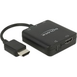 DeLOCK 62784 convertitore audio Nero, Adattatore Nero, Micro-USB B, 16 / 20 / 24 bit, 32 / 44.1 / 48 / 88.2 / 96 kHz