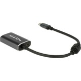 DeLOCK 62988 cavo e adattatore video 0,2 m USB tipo-C HDMI tipo A (Standard) Grigio grigio scuro, 0,2 m, USB tipo-C, HDMI tipo A (Standard), Maschio, Femmina, Dritto