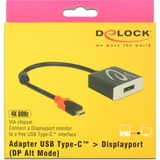 DeLOCK 63312 adattatore grafico USB 4096 x 2160 Pixel Nero Nero, 4096 x 2160 Pixel