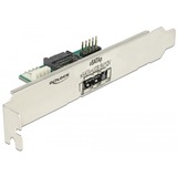 DeLOCK 63921 scheda di interfaccia e adattatore Interno eSATA, Staffa slot SATA, eSATA, SATA, USB, Sacchetto di politene
