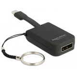 DeLOCK 63940 cavo e adattatore video 0,03 m USB tipo-C DisplayPort Nero Nero, 0,03 m, USB tipo-C, DisplayPort, Maschio, Femmina, Dritto