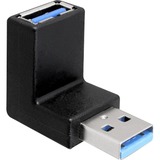 DeLOCK 65339 adattatore per inversione del genere dei cavi USB 3.0 Nero Nero, USB 3.0, USB 3.0, Nero