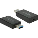 DeLOCK 65689 adattatore per inversione del genere dei cavi USB 3.1 Gen 2 Type-A USB 3.1 Gen 2 USB Type-C Nero Nero, USB 3.1 Gen 2 Type-A, USB 3.1 Gen 2 USB Type-C, Nero