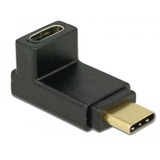 DeLOCK 65914 adattatore per inversione del genere dei cavi 1 x USB Type-C Male 1 x USB 3.1 Gen 2 Type-C™ female Nero Nero, 1 x USB Type-C Male, 1 x USB 3.1 Gen 2 Type-C™ female, Nero