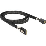 DeLOCK 83389 cavo Serial Attached SCSI (SAS) 1 m Nero, Adattatore Nero, 1 m, Mini SAS HD x 4 SFF 8643, Mini SAS x 4 36 Pin SFF 8087, Maschio/Maschio, Nero
