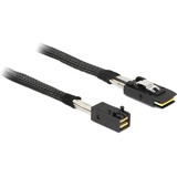 DeLOCK 83389 cavo Serial Attached SCSI (SAS) 1 m Nero, Adattatore Nero, 1 m, Mini SAS HD x 4 SFF 8643, Mini SAS x 4 36 Pin SFF 8087, Maschio/Maschio, Nero