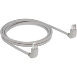 DeLOCK 83523 cavo di rete Grigio 2 m Cat6a S/FTP (S-STP) grigio, 2 m, Cat6a, S/FTP (S-STP), RJ-45, RJ-45