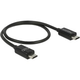 DeLOCK 83570 cavo USB 0,3 m USB 2.0 USB B Nero Nero, 0,3 m, USB B, USB B, USB 2.0, Maschio/Maschio, Nero