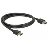 DeLOCK 85293 cavo HDMI 1 m HDMI tipo A (Standard) Nero Nero, 1 m, HDMI tipo A (Standard), HDMI tipo A (Standard), Compatibilità 3D, 48 Gbit/s, Nero