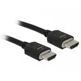 DeLOCK 85294 cavo HDMI 2 m HDMI tipo A (Standard) Nero Nero, 2 m, HDMI tipo A (Standard), HDMI tipo A (Standard), Compatibilità 3D, 48 Gbit/s, Nero