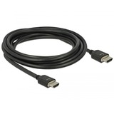 DeLOCK 85295 cavo HDMI 3 m HDMI tipo A (Standard) Nero Nero, 3 m, HDMI tipo A (Standard), HDMI tipo A (Standard), Compatibilità 3D, 48 Gbit/s, Nero