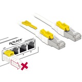 DeLOCK 85330 cavo di rete Bianco 0,5 m Cat6a S/FTP (S-STP) bianco, 0,5 m, Cat6a, S/FTP (S-STP), RJ-45, RJ-45